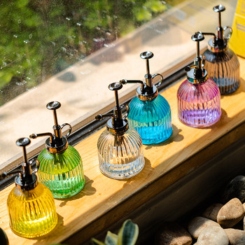
Hand-pressed high-value glass succulent watering can