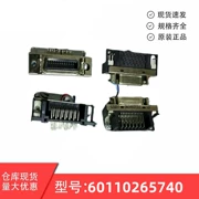 60110265740 Đầu nối SCSI 26P nguyên bản có rãnh đầu cái 90 độ có tai