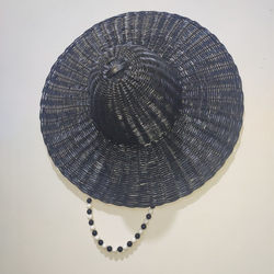 Ming-Style Large Hat with a Rattan Top, Hanfu Large Hat, Replica of an Ancient Artifact, Hanfu Accessory, Commonly Used as a Prop for Film and Television Shoots