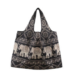 Environmentally Friendly Foldable Shopping Bag, Lightweight and Portable, Large Capacity, Durable Supermarket Grocery Bag, Reusable