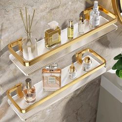 Sein Bathroom Shelf, Bathroom Rack, No-Drill Toilet Washroom Sink Wall-Mounted Cosmetics Storage