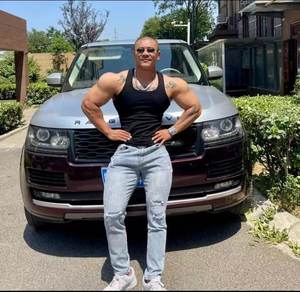 Douyin celebrity summer solid color men's vest heavy cotton workers fitness muscle man -type masculine high elastic sweat absorption