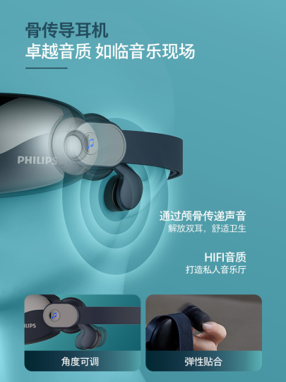 フィリップス PPM7102E アイマッサージャー - ホットコンプレス & エア