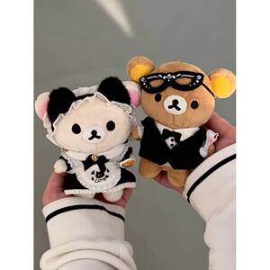 
10cm new product of baby clothes 'Cat Maid' relaxed bear doll replacement original spot no attributes