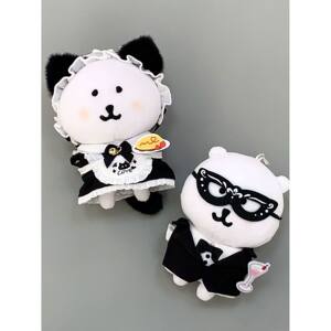 
Tea bags and 10cm doll clothes new product 'cat maid' set cotton doll self-deprecating bear doll replacement suit