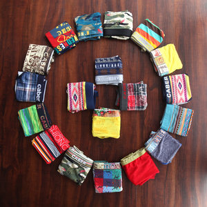 Combination price special Cadbury couple underwear fashionable and personalized modal cotton men's square angle women's triangle underwear