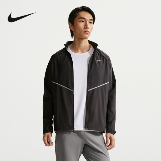 
NIKE Nike Men's Jacket Summer New Sports and Leisure Small Label Stand Collar Long Sleeve Jacket IF2370-010