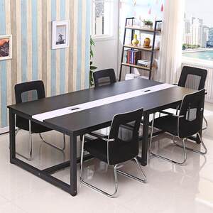
Long strip conference table thickened workbench simple rectangular training table modern office furniture staff negotiation table