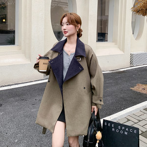 
Women's clothing/women's boutique windbreaker 2025 autumn Japanese and Korean casual thickened other materials 100%