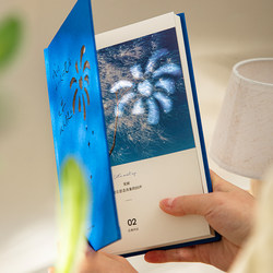 Qingheji Let's Meet Notebook Artistic High-Quality Hollow-Out Planner A5 Blank Diary Notepad