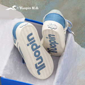 
Tuopin denim blue sneakers for women 2025 autumn and winter new casual niche original painful shoes versatile thick-soled canvas shoes