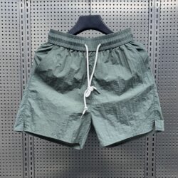 Trendy brand quick-drying pants casual cotton three-quarter pants beach pants