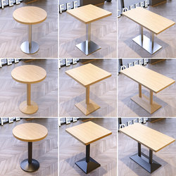 Cafe, Milk Tea Shop, Table and Chair Set, Noodle Shop, Fast Food, Dessert, Burger, Snack Bar, Round Table, Hot Pot Restaurant, Solid Wood Rectangular Table