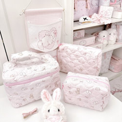 Mg Original Cat Cosmetic Bag Cute and High-Quality Storage Bag Large Capacity Portable Travel Combination Storage Bag