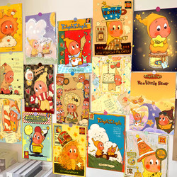 60 Cartoon Star Characters Poster Wall Stickers, Two-Dimensional Peripheral Decoration Wallpaper for Student Rooms and Dormitories