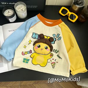 
Parent-child pure cotton long-sleeved T-shirt 2025 autumn boys and girls cute doll tops baby bottoming shirt 180