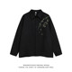 Wukong has new Chinese style bamboo embroidery Chinese style long-sleeved shirt for men and women spring and autumn loose Tang suit couple shirt