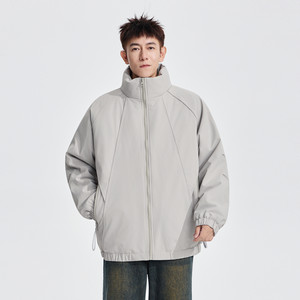 
Wukong is in stock, winter trendy brand outdoor splicing stand-up collar cotton clothing for men and women, retro trendy brand couple, versatile casual cotton clothing