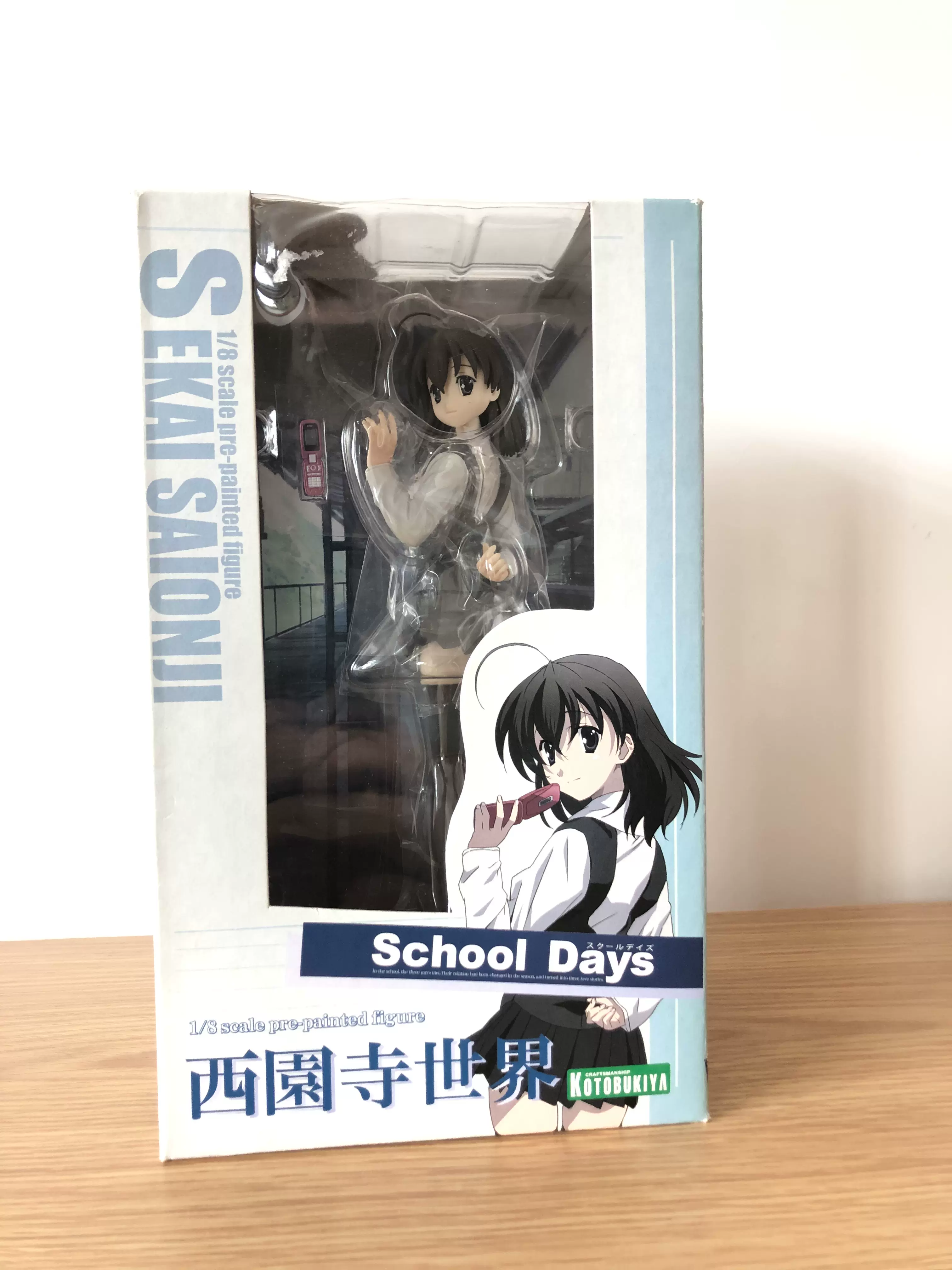 日版全新現貨壽屋school Days 日在校園西園寺世界制服模型