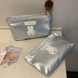 Miffy Rabbit Cosmetic Bag, High-Value Storage Bag for Girls, Large Capacity Portable Toiletry Bag, Women's Organizer Bag, Inner Pouch
