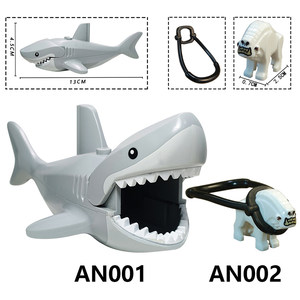 Applicable to Lego Star Wars Snow Monster Taotie Animal Shark Children's Assembly Building Blocks MOC Tile Accessories AN001
