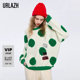 URLAZH Youlan spring new fashion loose and foreign style white casual round neck lazy knitted sweater for women