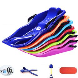 Anti-Freeze, Thickened, Wear-Resistant, Braked Snowboard, Sled, Snowmobile, Grass Slide, Sand Slide, Skiing Toy for Spring Outings and Outdoor Activities