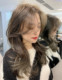 Smoke gray hair dye fog, blue gray hair cream, popular color milk tea purple gray men's grandmother gray female plant