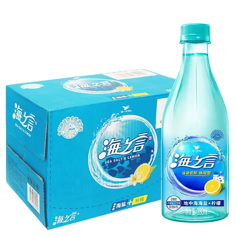 统一海之言柠檬味饮料330ml*12瓶/箱-Taobao