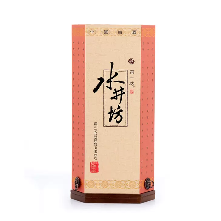 k*a様 水井坊　500ml 52% 四川白酒水井坊菁翠52度浓香型白酒500ml*4瓶礼盒装收藏评价- 淘宝网