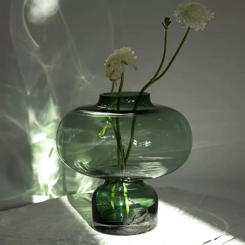 Edelweiss 北欧设计师同款枝条水培玻璃花瓶葫芦异形花器