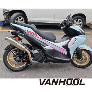 
VANHOOL new YAMAHA Yamaha NVX155 stainless steel back pressure full section street version track version