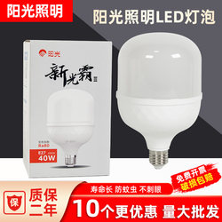 Sunshine Lighting Led Bulb E27 Screw Base High Power Super Bright Household Indoor High Power Energy-Saving Lighting Bulb