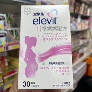 Bayer elev eleven folic acid and multivitamin