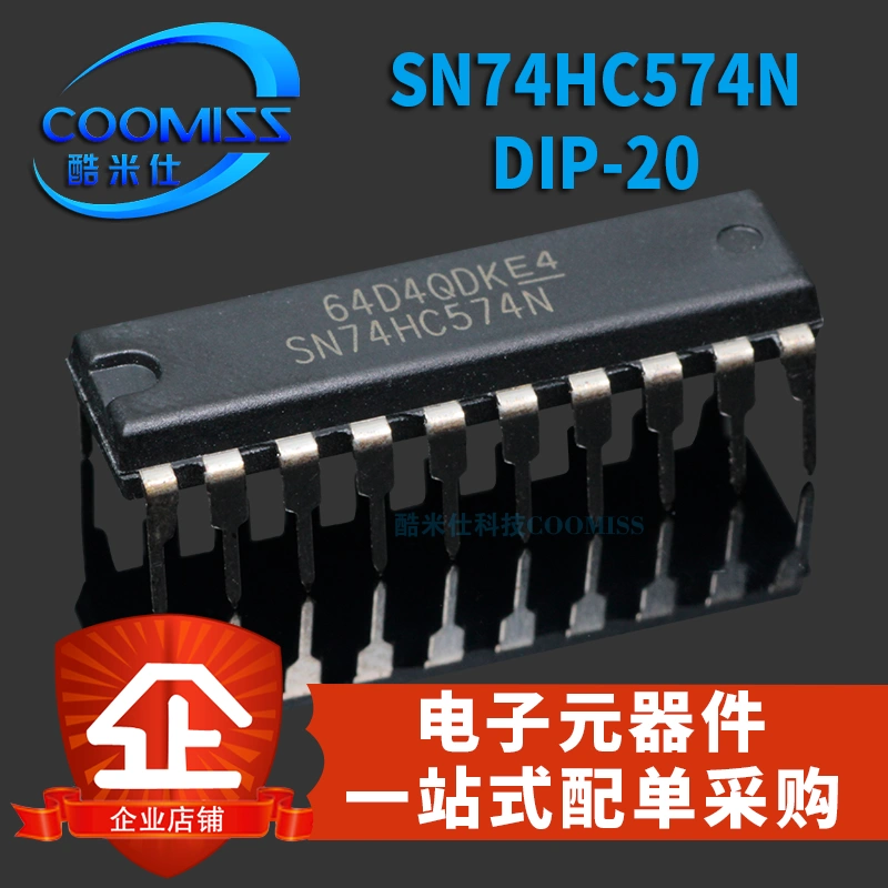 Plug-in SN74HC574N chính hãng DIP-20 kích hoạt loại D chip IC mạch tích hợp