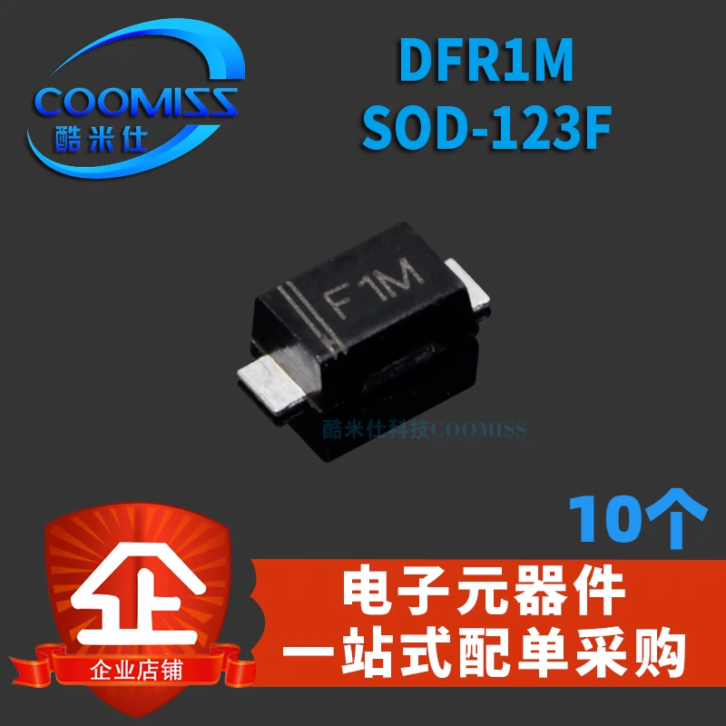 con diot co tac dung gi Bộ chỉnh lưu diode phục hồi nhanh SMD DFR1M SODF-123F 1000V/1A con đi ốt