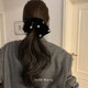 Soft and glutinous silk velvet ~ Bow French hair grabber hair clip ponytail female hair claw hair accessories
