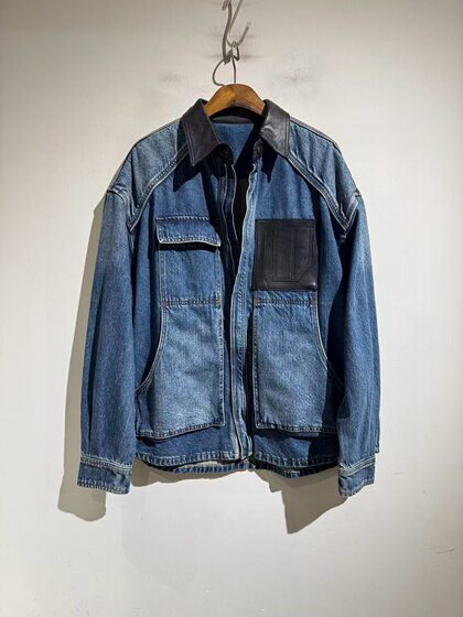 
Niuhuo 25 new spring and autumn denim jacket men's workwear washed fashionable versatile casual simple jacket