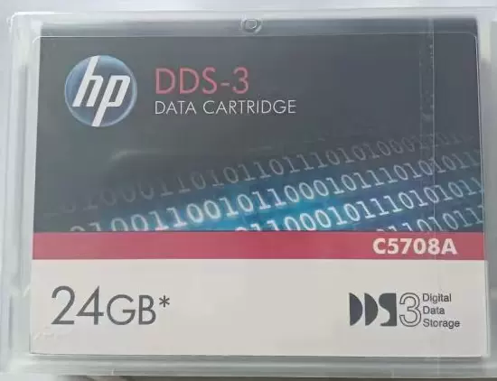 HP/惠普C5708A DDS-3 DAT24 12G-24GB 數據錄音帶全新原裝正品-Taobao