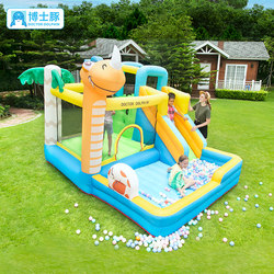 Doctor Dolphin Inflatable Castle Indoor Small Children's Trampoline Home Outdoor Large Slide Naughty Castle Toy