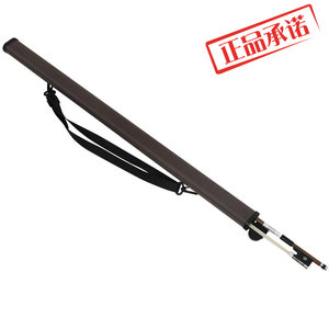 
QA-19 violin bow 4/4 Brazilian wood silver wire octagonal bow pure horsetail ebony colored shell sheepskin professional performance bow