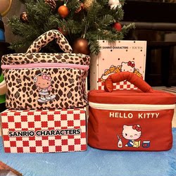2025 New Model Hello Kitty Makeup Bag for Outings, High Aesthetic Value, Large Capacity Skincare Storage Bag, Portable Toiletry Bag for Women