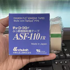 băng dính vải xanh Nhập khẩu băng Teflon ZTE ASF-110FR Nhật Bản Máy làm túi Teflon cắt nóng băng nhiệt độ cao băng dính cách điện màu xanh