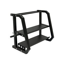 Household Square Tube Curved Three-Layer Dumbbell Rack Barbell Rack Storage Rack Kettlebell Rack Adjustable Multi-Functional Storage Rack