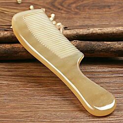 Comb for Men and Women, Special for Home Use, Thickened Tendon Comb, Durable Rubber, Portable, Suitable for Long Hair, Detangling Flat Comb