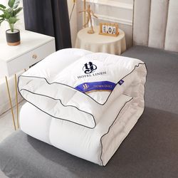 Hotel Quilt Thickened for Warmth, Winter Quilt, Cotton Quilt Core, Feather Velvet, Spring and Autumn Air-Conditioning Quilt, Single and Double Student Fiber Quilt