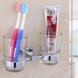 Glass Cup for Mouthwash, Couple Cup, Double Cup, Toothbrushing Cup, Water Cup, Hotel Cup, Beverage Cup, Bathroom Frosted Cup