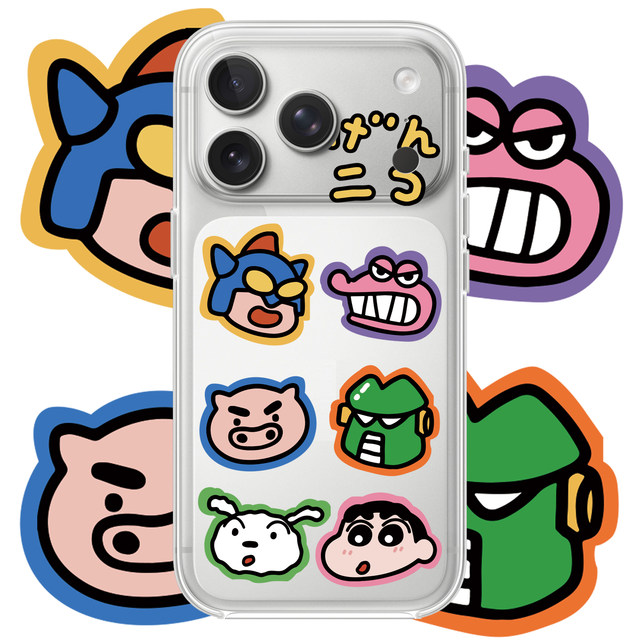 
Cute crayon Shin-shikong is suitable for Apple 17 PROMAX transparent mobile phone case silicone iPhone 16 PROMAX couple 15 PRO cartoon 14 VIVOOPPO13 animation 12 Huawei Xiaomi