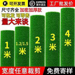 Simulated Lawn Carpet, Artificial Green Balcony Decoration Mat, Artificial Outdoor Kindergarten Plastic Fake Turf Mat