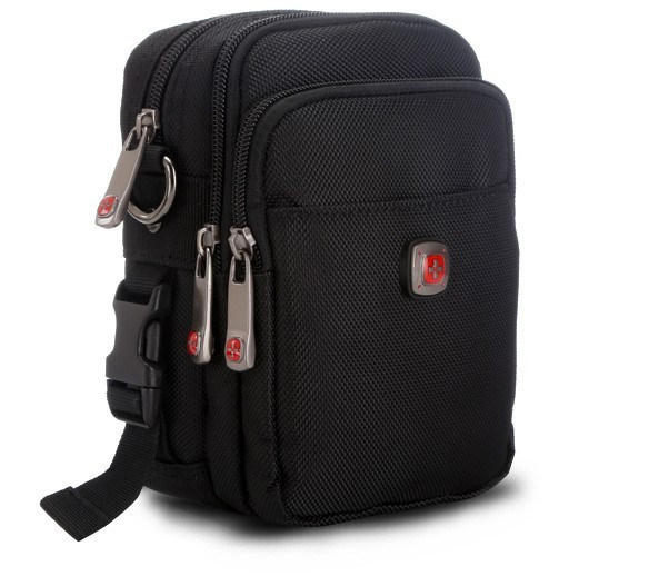 Swiss Army Knife Men's Shoulder Bag Oxford Cloth Belt Mobile Phone Waist Bag Canvas Sports Casual Men's Crossbody Small Bag